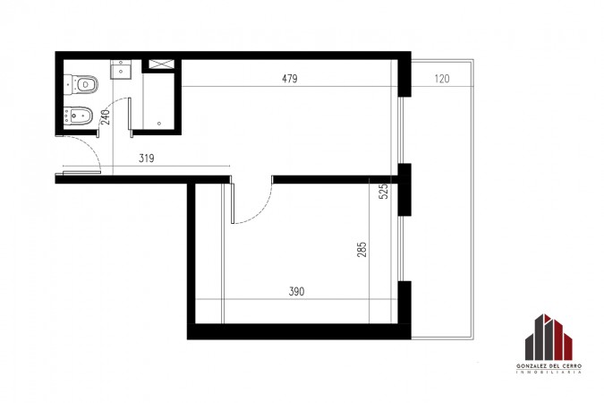 Alquiler Departamento 1 dormitorio - Lavalle 820