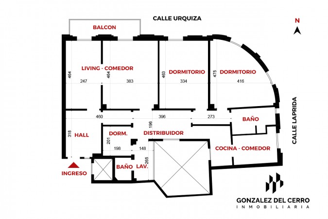 Departamento 2 dormitorios | Laprida 524 esquina Urquiza