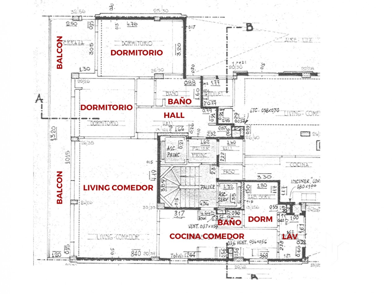 2 DORM. + DEPENDENCIA DE SERVICIO, BALCON Y COCHERA | BV. OROÑO 849