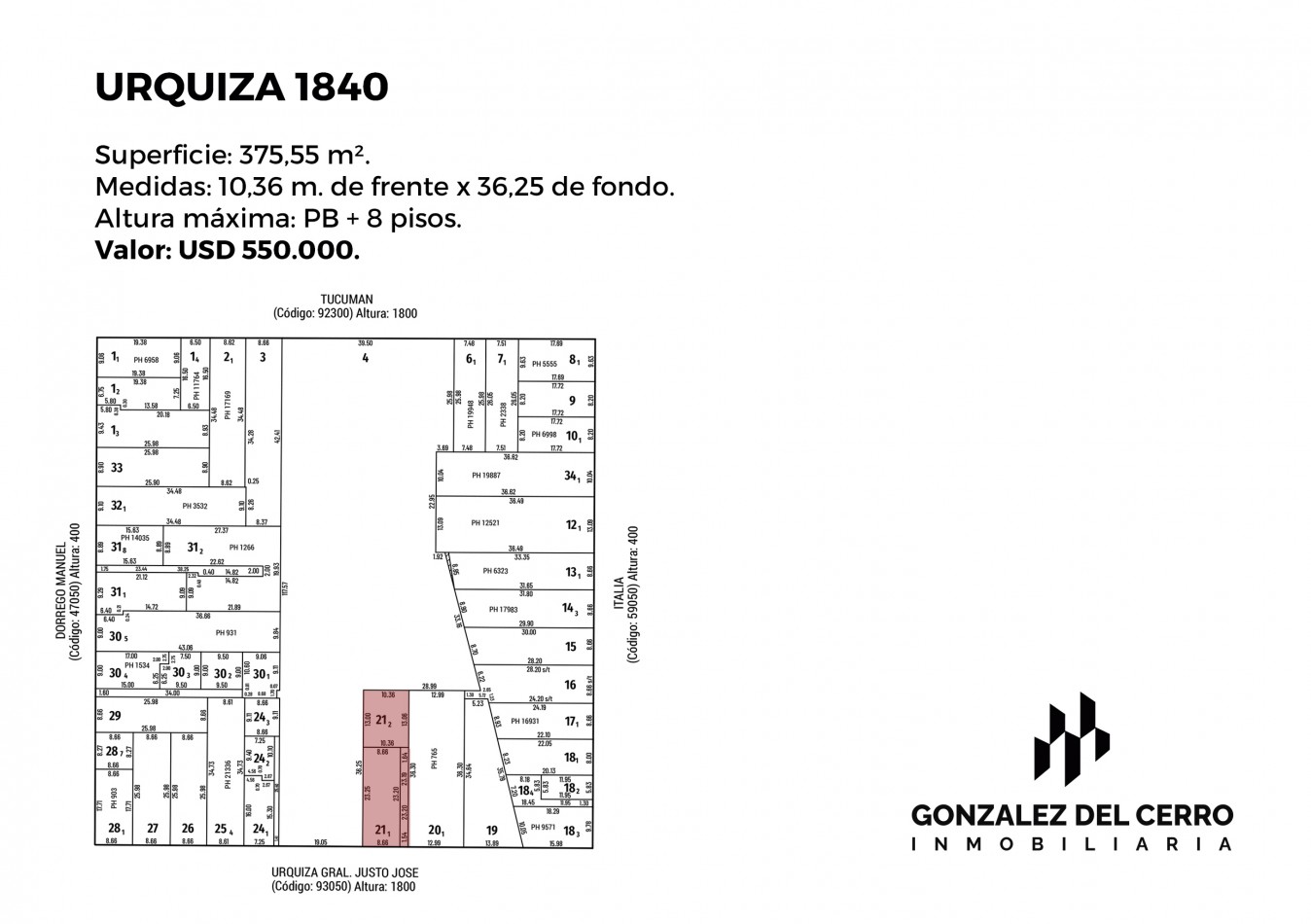 URQUIZA 1840 | TERRENO