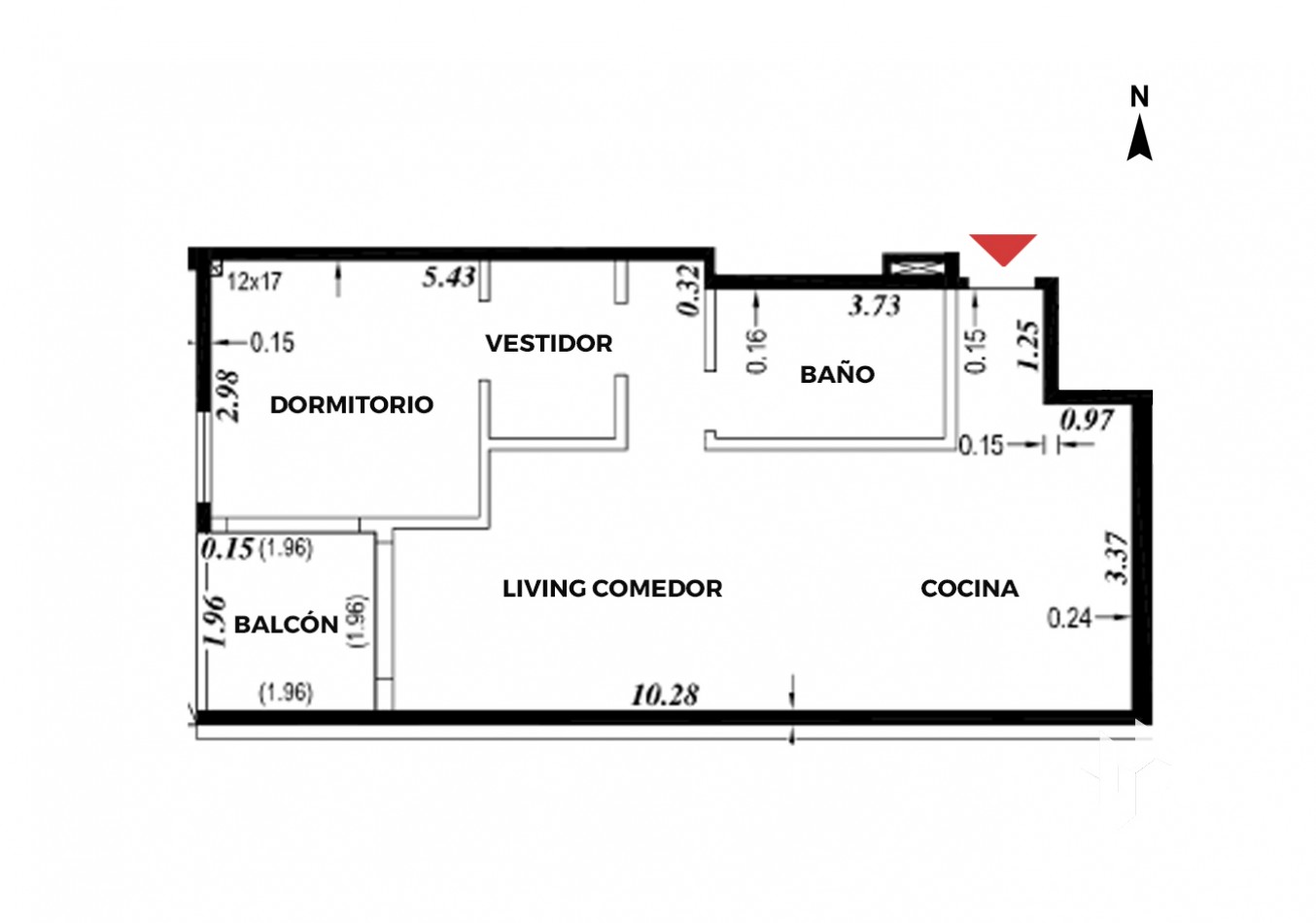 Departamento 1 dormitorio | Laprida y Mendoza