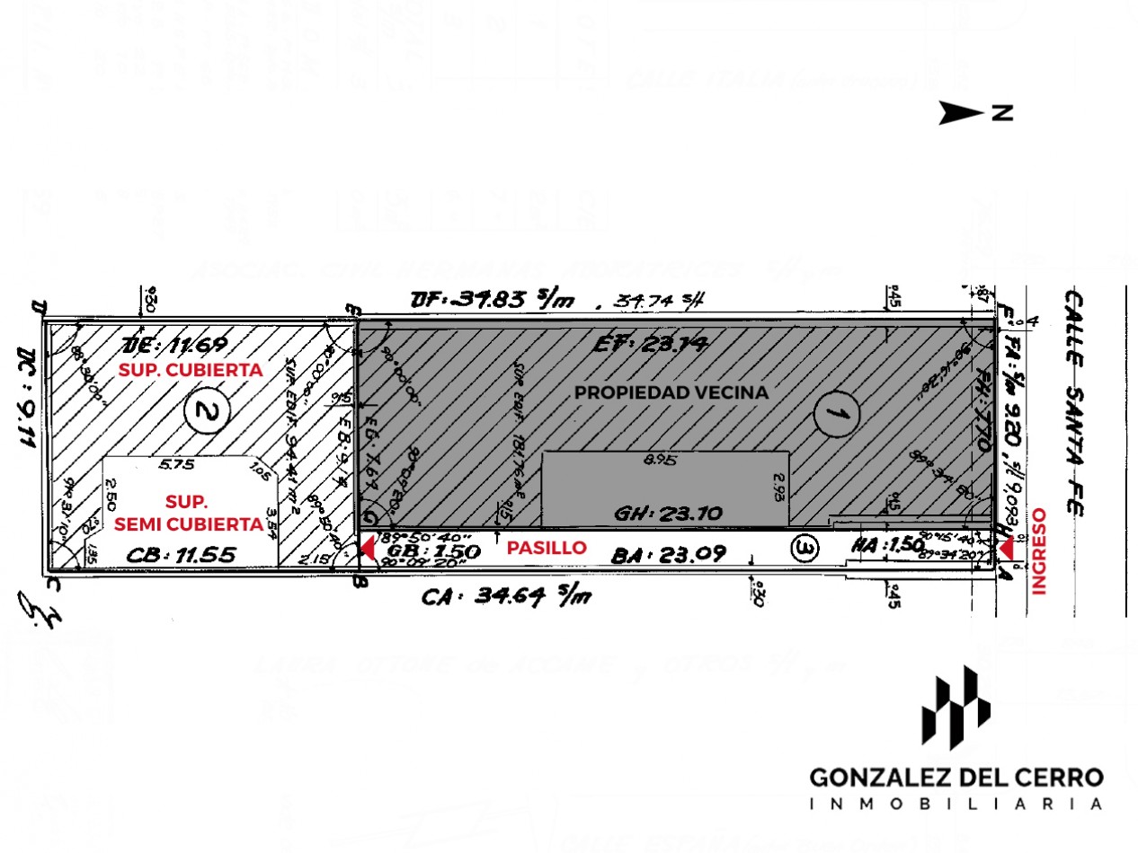 Casa de pasillo | Santa Fe entre España e Italia