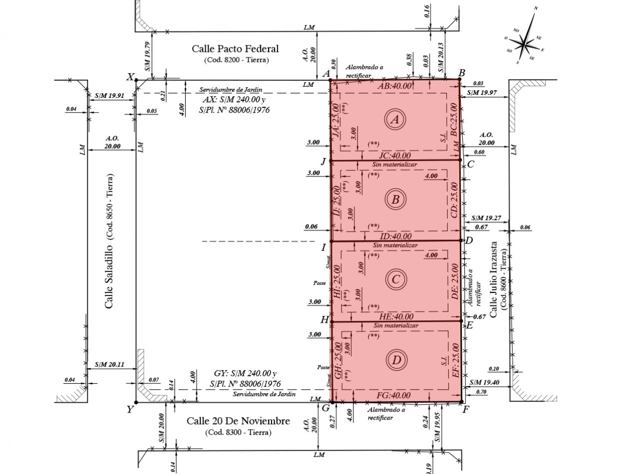 Terreno de 4000 m² en Hostal del Sol |  Irazusta entre 20 de Noviembre y Pacto Federal
