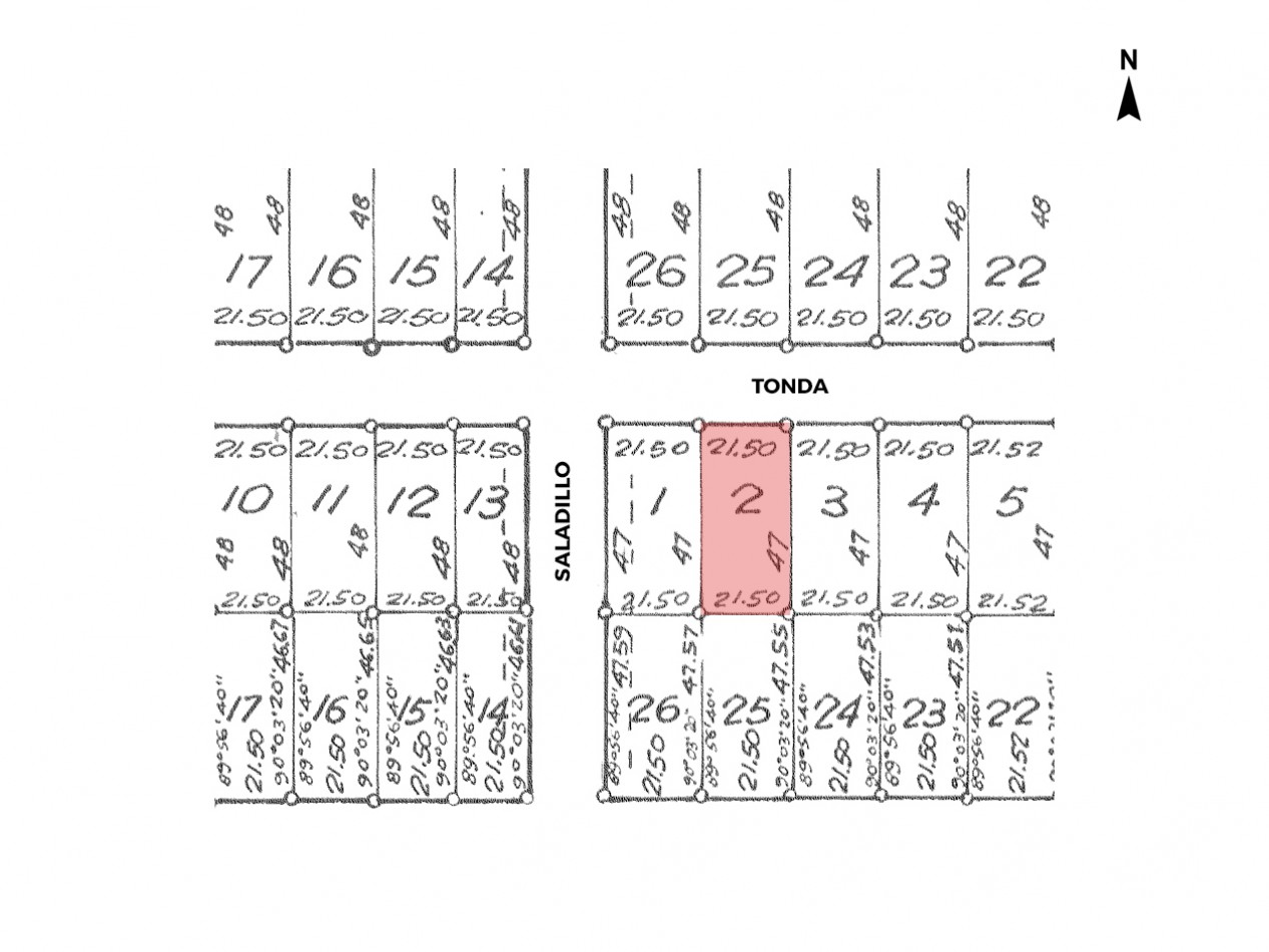 Terreno 1000 m² en San Eduardo | Tonda entre Saladillo y e Irazusta