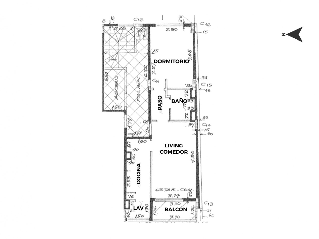 Departamento 1 dormitorio | San Lorenzo 826